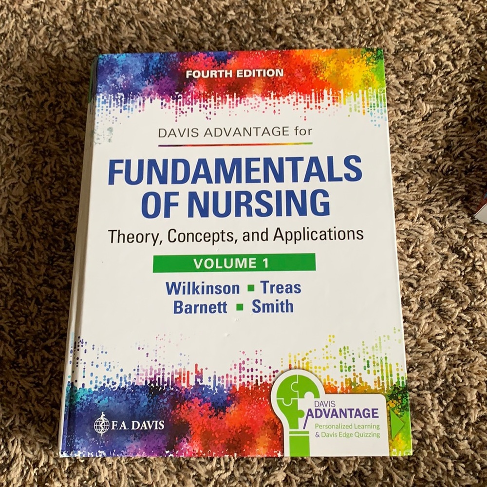 Used Nursing fundamentals book.